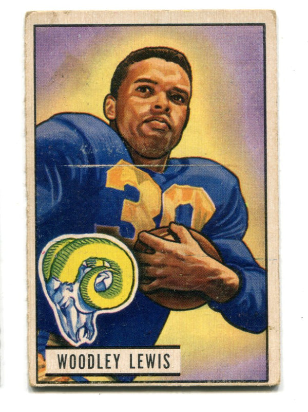 Woodley Lewis 1951 Bowman #5 Card