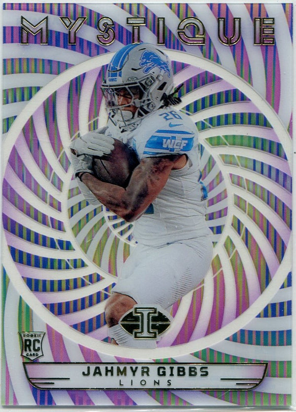 Jahmyr Gibbs 2023 Panini Illusions Mystique RC #12