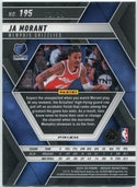 Ja Morant 2024 - 2025 Panini Mosaic Blue Scope Prizm Card #195 12/35