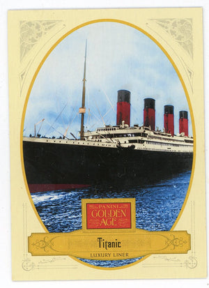 Titanic 2012 Panini Golden Age Card #7