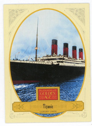 Titanic 2012 Panini Golden Age Card #7