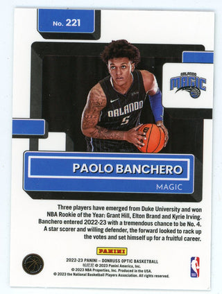 Paolo Banchero 2022-23 Panini Donruss Rated Rookie #221