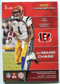 Ja'Marr Chase 2021 Panini Playoff Turning Pro Patch Relic Rookie Card #TP-JCH