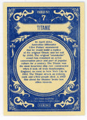 Titanic 2012 Panini Golden Age Card #7