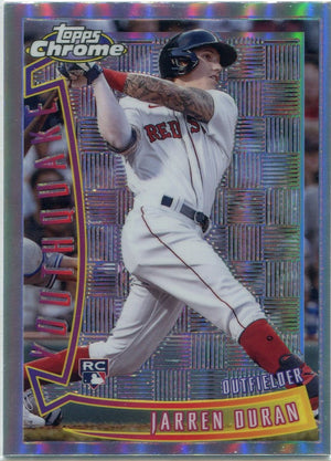 Jarren Duran 2022 Topps Chrome Youthquake Refractor RC #YQ-10