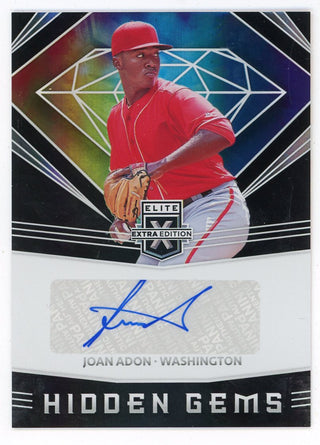 Joan Adon 2020 Panini Elite Extra Edition Autographed #HG-JO