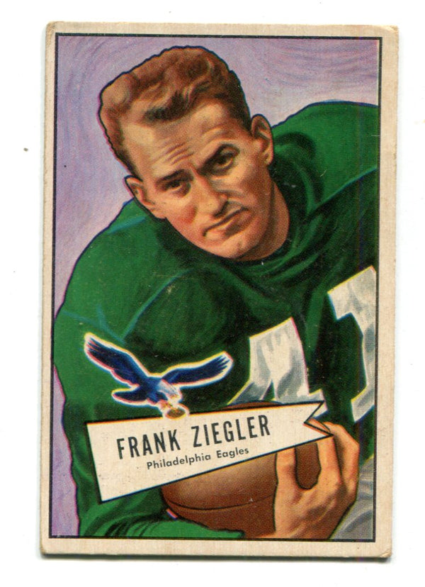 Frank Ziegler 1952 Bowman #119 Card