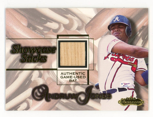 Andruw Jones 2001 Fleer Show Sticks Card