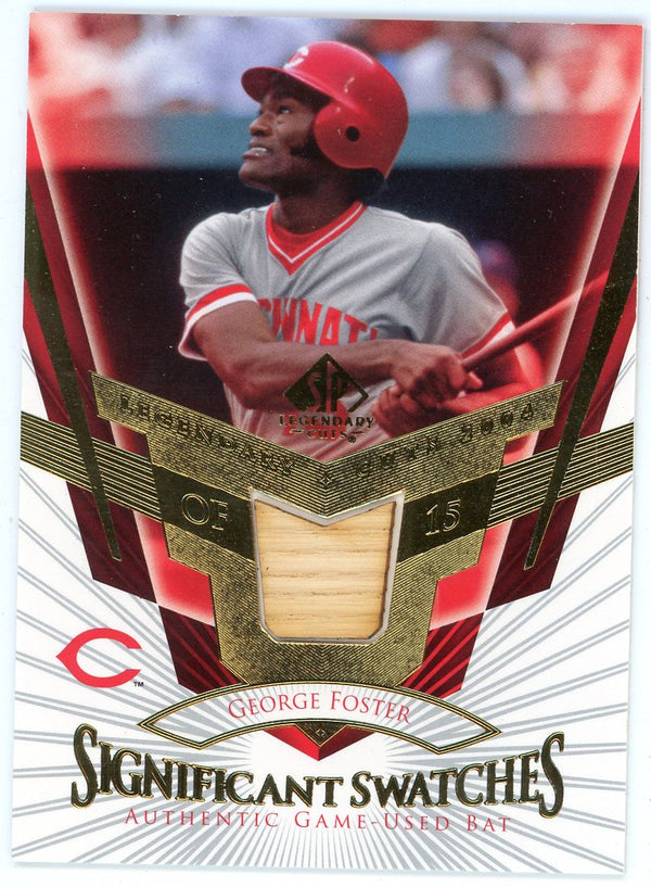 George Foster 2004 Upper Deck Significant Swatches Patch Relic #SS-GF