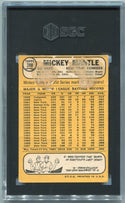 Mickey Mantle 1968 Topps Card #280 SGC Graded 1