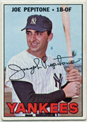 Joe Pepitone 1967 Topps Card #340