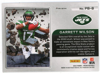 Garrett Wilson 2022 Panini Prizm Break Rookie Card #PB-8