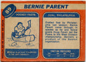 Bernie Parent 1968 - 1969 Topps RC #89