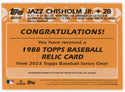 Jazz Chisholm 2023 Topps 35th Anniversary Game-Used Memorabilia #88R-JC Card