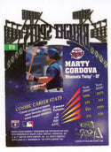 Marty Cordova 1996 Topps Lazer Bright Spots #B10