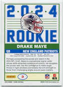 Drake Maye 2024 Panini Score RC #3