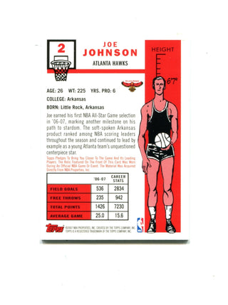 Joe Johnson 2007 Topps 50th Anniversary #2 Card