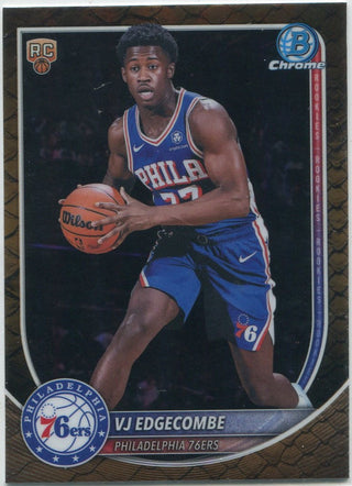 VJ Edgecombe 2025 - 2026 Bowman Chrome Reptilian Refractor RC #BCV-3