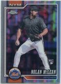 Nolan McLean 2026 Topps Chrome Refractor RC #236