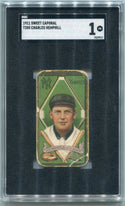 Charles Hemphill 1911 T205 Sweet Caporal Card SGC 1