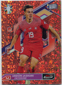 Ardon Jashari 2023 Topps Finest UEFA Road To the Euros Rose Gold Refractor Card #88 19/50