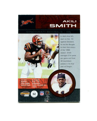 Akili Smith 2001 Pacific Trading Invincible #52 247/750 Card