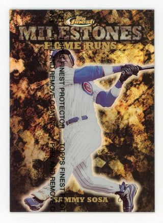 Sammy Sosa 1999 Topps Milestones Home Runs #M16 Card 416/500