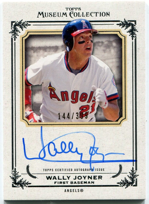 Wally Joyner 2013 Topps Museum Collection Autographed Card 144/399