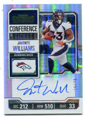 Javonte Williams 2021 Panini Contenders #CTAJWI Autographed Card /75