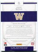 John Ross 2017 Panini National Treasures Collegiate 2 Color Patch/AUTO RC 23/25