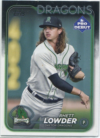 Rhett Lowder 2024 Topps Pro Debut RC #PD-92