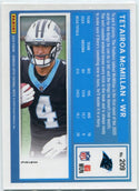 Tetairoa McMillan 2025 Panini Donruss Optic Rated Rookie Blue Hyper Prizm RC #209