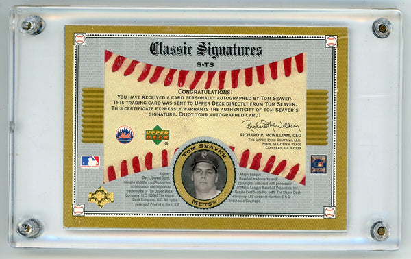 Tom Seaver 2002 Upper Deck Classic Signatures #S-TS