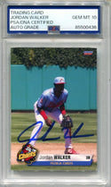 Jordan Walker 2021 Choice Sportscards PSA AUTO GEM MT 10 Card