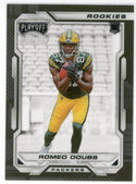 Romeo Doubs 2022 Panini Chronicles Playoffs SSD Momentum Rookie Card #PMR-31