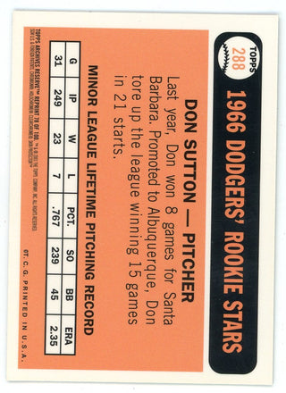 Don Sutton 2001 Topps Archives Reserves #288