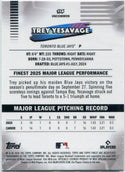 Trey Yesavage 2026 Topps Finest Uncommon Mini-Diamond Refractor RC #136