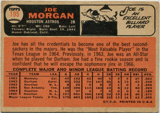 Joe Morgan 1966 Topps Card #195