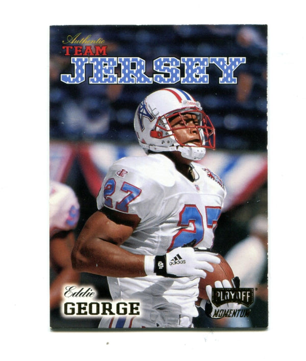 Eddie George 1998 Playoff Team Jersey #R35 Card