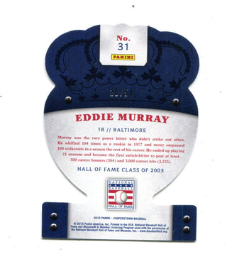 Eddie Murray 2015 Panini Cooperstown Crown Royale Purple #31 28/50 Card