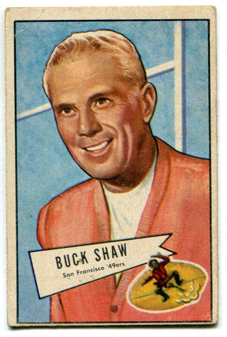 Buck Shaw 1952 Bowman #95 Card