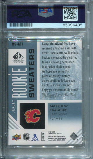 MATTHEW TKACHUK Calgary Flames SIGNED Autographed JERSEY w/ Frameworth COA