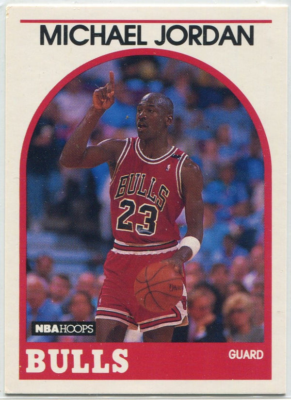 Michael Jordan 1989 - 1990 NBA Hoops Card #200