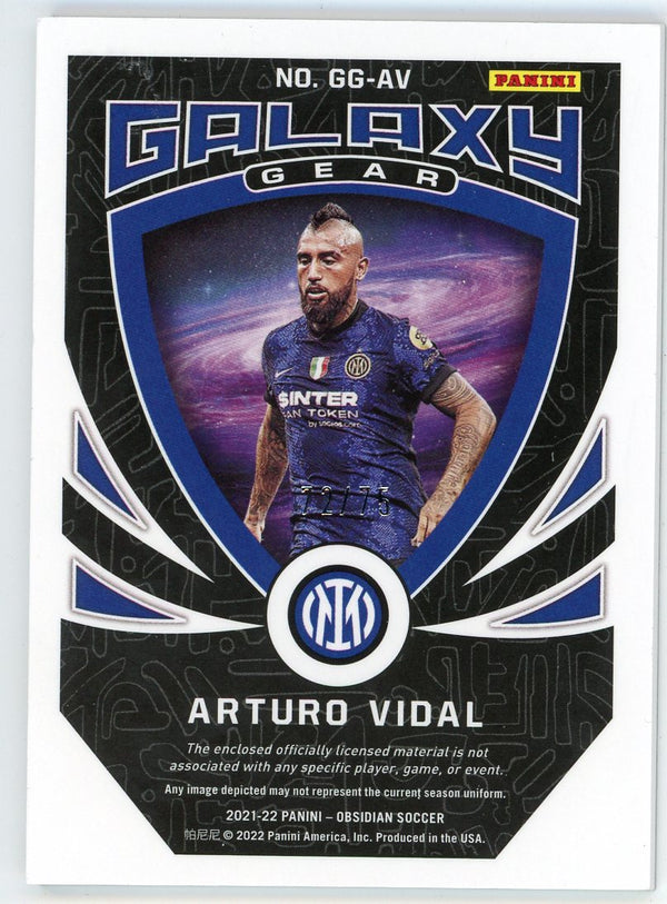 Arturo Vidal 2021-22 Panini Obsidian Galaxy Gear Patch Relic #GG-AV