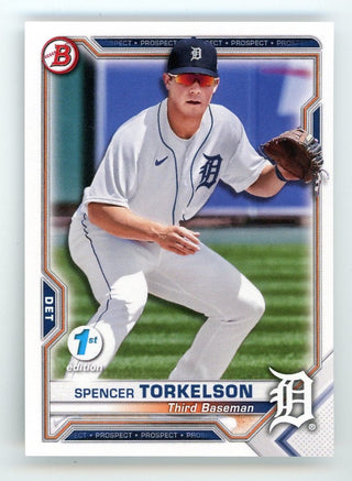 Spencer Torkelson 2021 Topps Bowman 1st Edition #BFE-96 Card