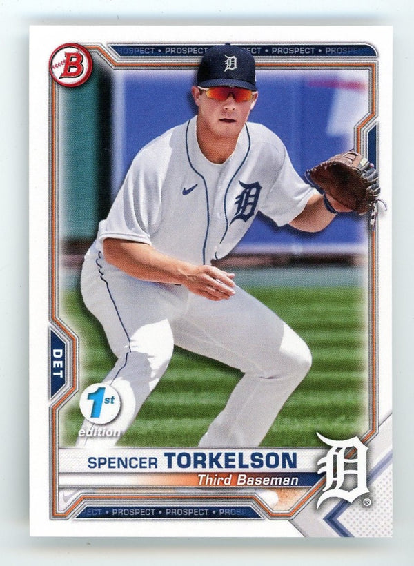 Spencer Torkelson 2021 Topps Bowman 1st Edition #BFE-96 Card