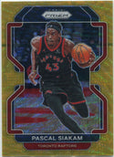 Pascal Siakam 2021 - 2022 Panini Prizm Gold Wave Prizm Card #174 4/10