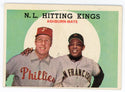 Ashburn/ Mays 1959 Topps N.L. Hitting Kings #317