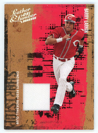 Barry Larkin 2005 Leather & Lumber Patch Relic #12