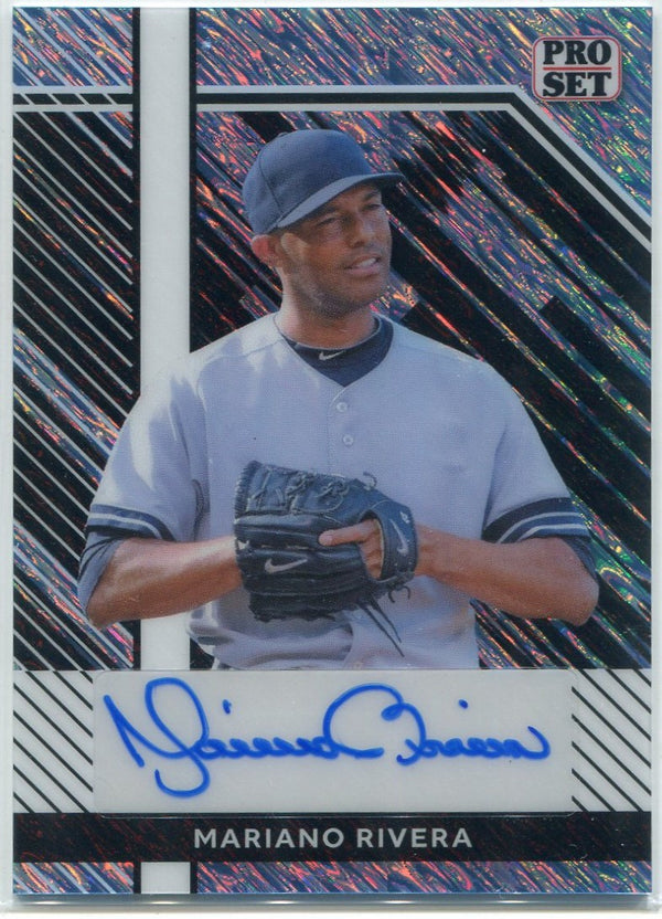 Mariano Rivera 2024 Leaf Collective Pro Set Autographed Blue Shimmer Card #PSA-MR2 2/10